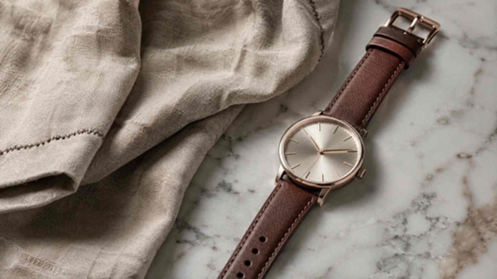 Soft, low-quality product photo of a watch before enhancement