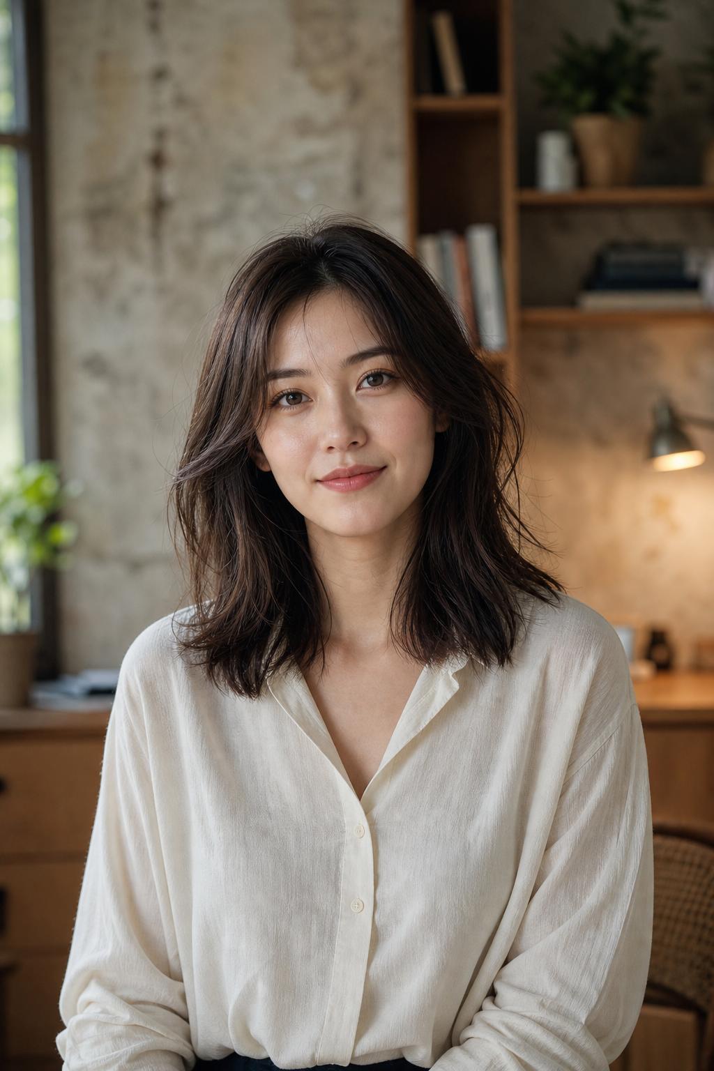 Sharp, high-resolution portrait after AI upscaling