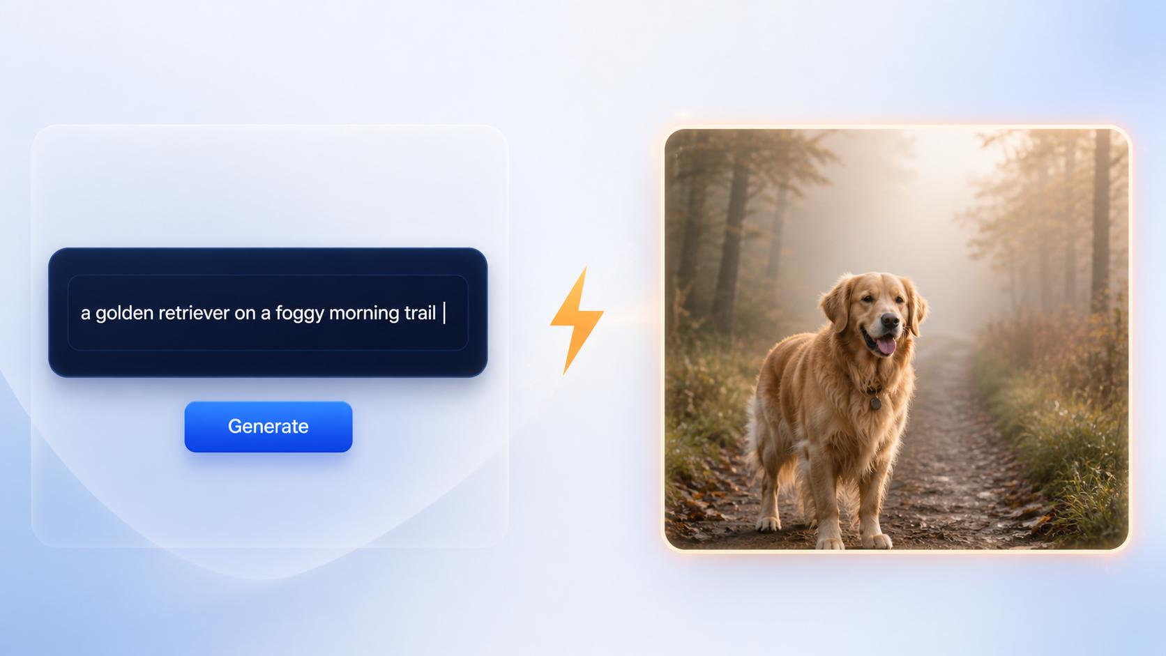 Text to image generation workflow example